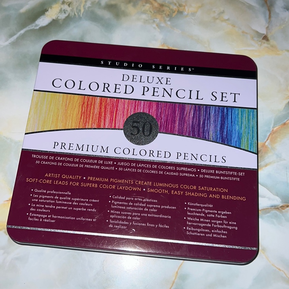 Studio Series 50 Premium Deluxe Colored Pencil Set